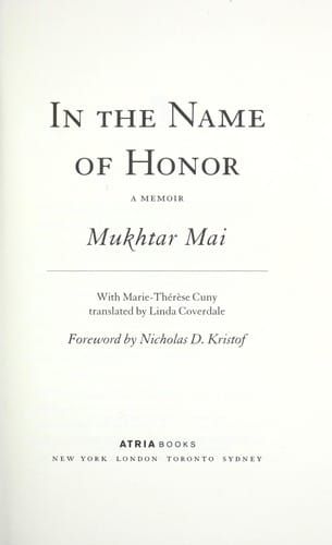 In the Name of Honor