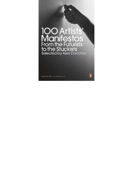 100 Artists' Manifestos