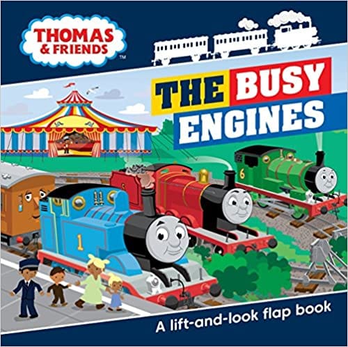 Thomas & Friends Busy Engines Lift-the-Flap Book Board book – Picture Book