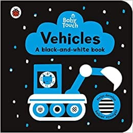 Baby Touch: Vehicles: a black-and-white book