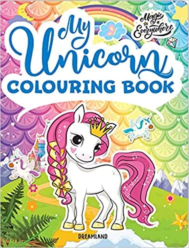 My Unicorn Colouring Book For Children Age 2 -7 Years