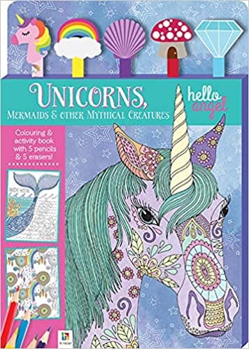 Hello Angel Unicorns Mermaids 5-pencil Set