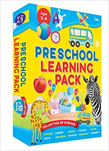 Preschool Learning Pack Collection Of 10 Activity Books