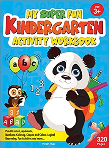 My Super Fun Kindergarten Activity Workbook For Children