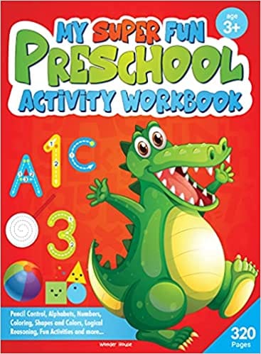My Super Fun Preshool Activity Workbook For Children