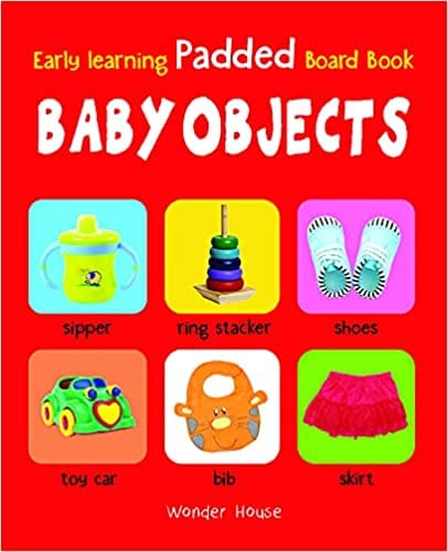 Early Learning Padded Book Of Baby Objects Padded Board Books For Children