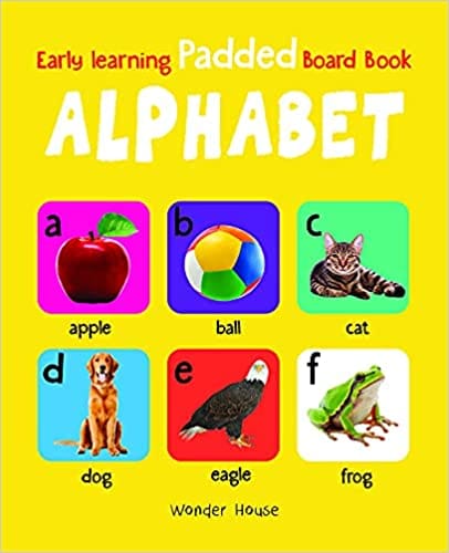 Early Learning Padded Book Of Alphabet Padded Board Books For Children