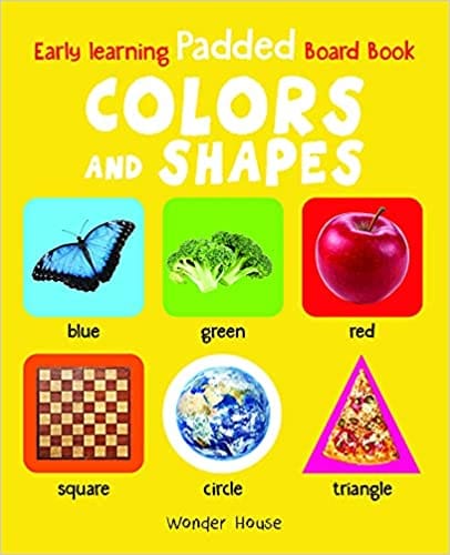 Early Learning Padded Book Of Colors And Shapes Padded Board Books For Children