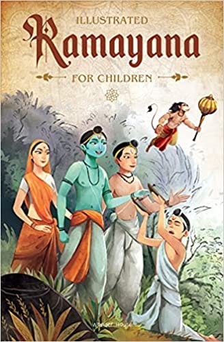 Illustrated Ramayana For Children (black And White)