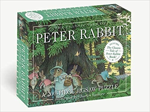 The Classic Tale Of Peter Rabbit 200-piece Jigsaw Puzzle & Book