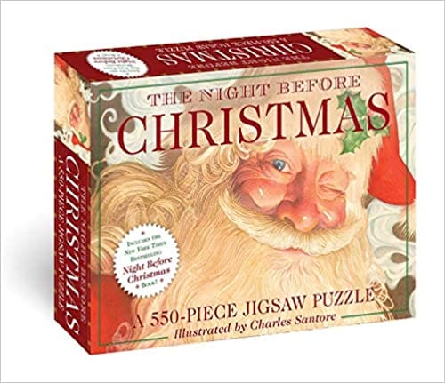 The Night Before Christmas 550-piece Jigsaw Puzzle & Book
