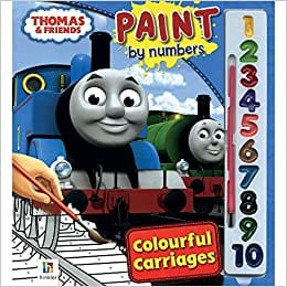Thomas & Friends Paint By Numbers Colourful Carriages