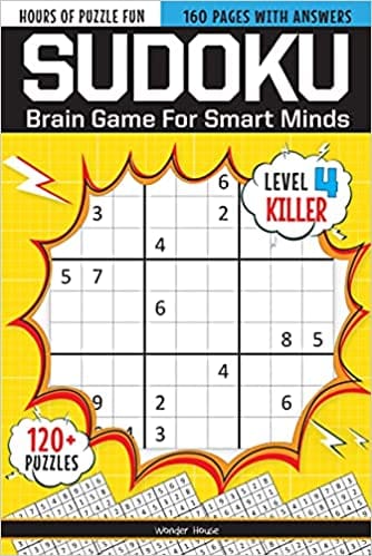 Sudoku Brain Games For Smart Minds Level 4 Killer Brain Booster Puzzles For Kids