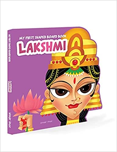 My First Shaped Board Book Illustrated Goddess Laxmi Hindu Mythology Picture Book For Kids Age 2+