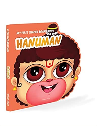 My First Shaped Board Book Illustrated Lord Hanuman Hindu Mythology Picture Book For Kids Age 2+