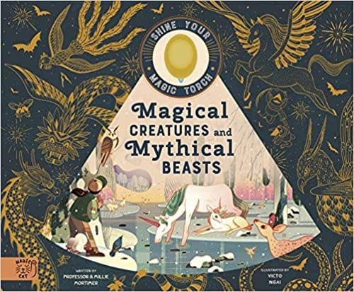 Magical Creatures And Mythical Beasts Includes Magic Torch Which Illuminates More Than 30 Magical Beas