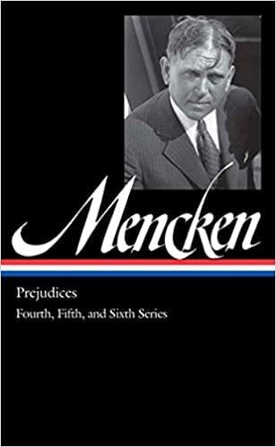 H L Mencken� Prejudices Vol 2 Fourth Fifth And Sixth Series