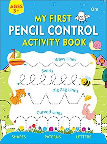 My First Pencil Control Activity Book Practice Pattern Writing For Kids
