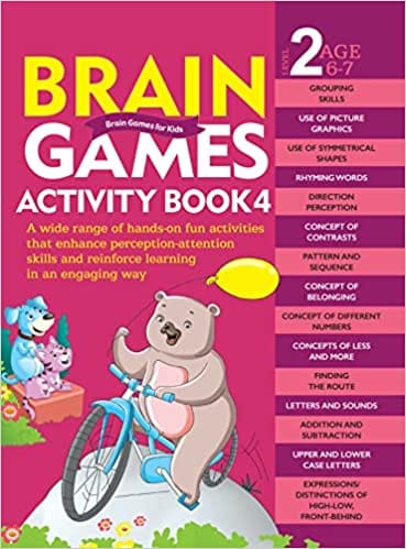 Brain Games For Kids Brain Games Activity Book Level 2 Book-4