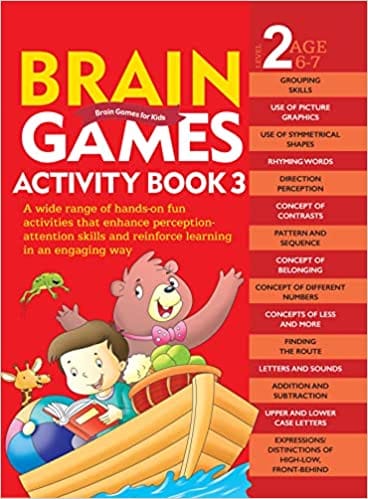 Brain Games For Kids Brain Games Activity Book Level 2 Book-3
