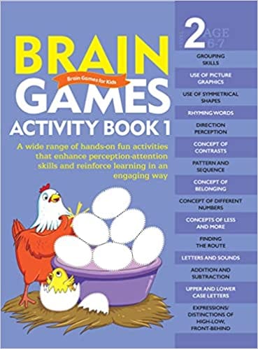 Brain Games For Kids Brain Games Activity Book Level 2 Book-1