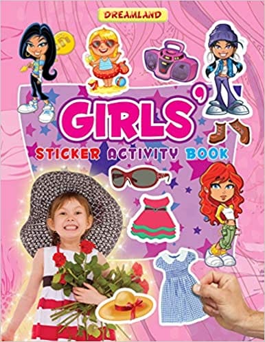 Girls Sticker Activity Book For Children Age 3-6 Years