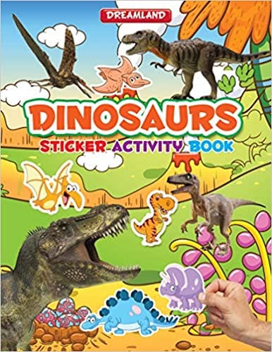 Dinosaurs Sticker Activity Book For Children Age 3-6 Years