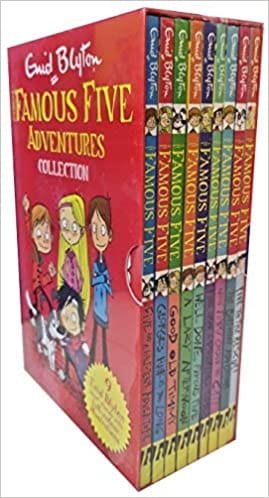 The Famous Five Adventures Collection Famous Five Colour Short Stories Slipcase Of 9 Books