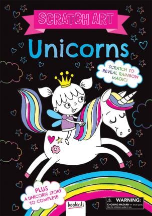 Unicorns Scratch Art