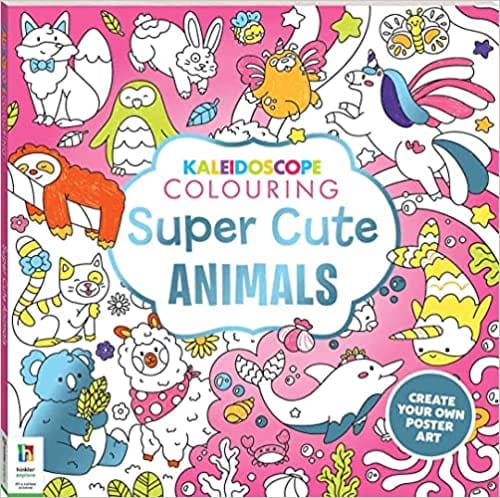 Kaleidoscope Colouring Super Cute Animals