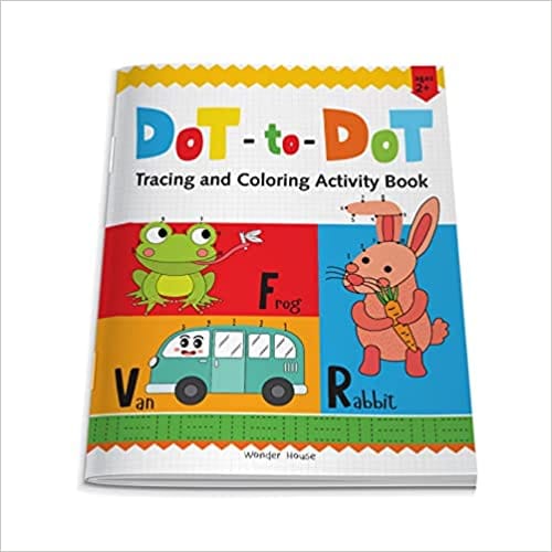 Preschool Activity Book Dot-to-dot - Tracing And Coloring Activity Book For Kids
