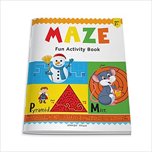 Preschool Activity Book Maze - Fun Activity Book For Kids