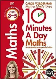 10 Minutes A Day Maths Ages 3-5