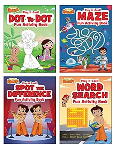 Chhota Bheem Play It Cool! Fun Activity Books Box Set