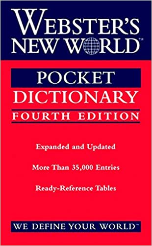 Websters New World Pocket Dictionary Fourth Edition