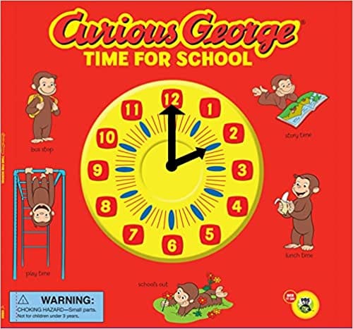 Curious George Time For School