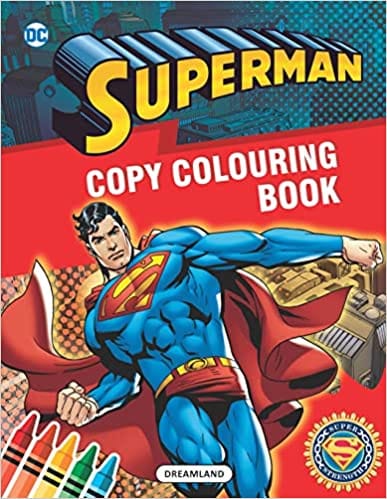 Superman Copy Colouring Book