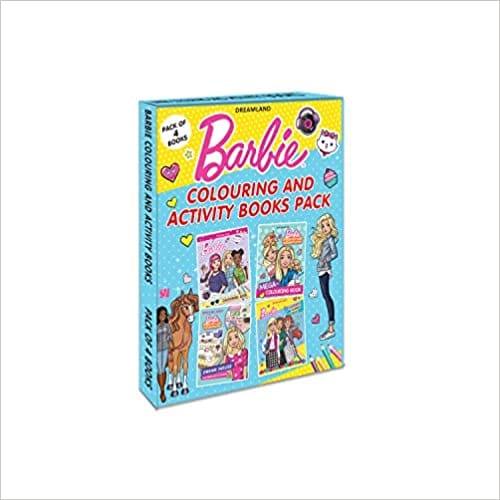 Barbie Colouring And Activity Books Pack (a Pack Of 4 Books)