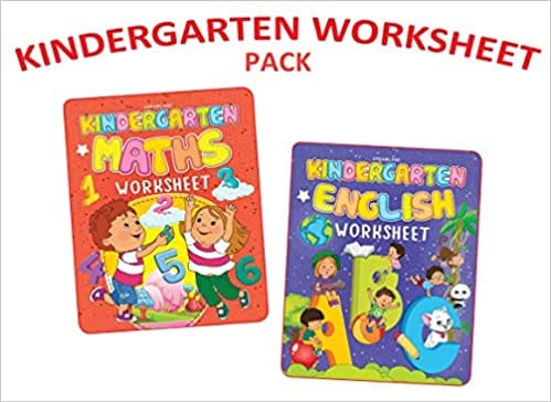 Kindergarten Maths And English Worksheets For Children Age 2- 5 Years