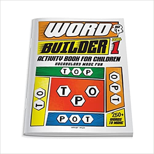 Word Builder Activity Book For Children - Make Meaningful Words With The Given Letters - Level 1