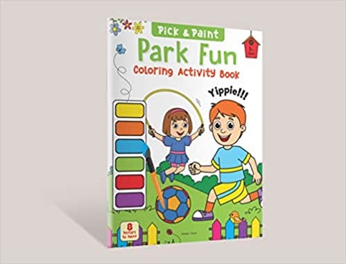 Pick And Paint Coloring Activity Book For Kids Park Fun