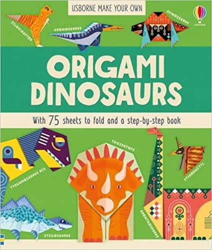 Origami Dinosaurs With 75 Sheets To Fold Add A Step By Step Book