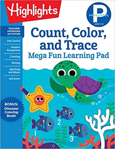 Preschool Count, Color, And Trace