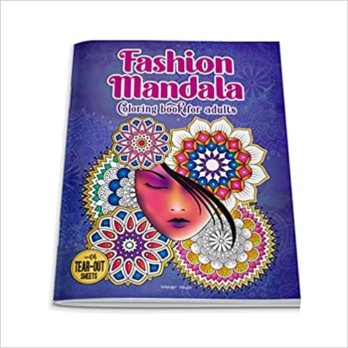 Fashion Mandala Coloring Book For Adults