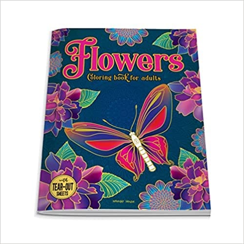 Flowers Coloring Book For Adults