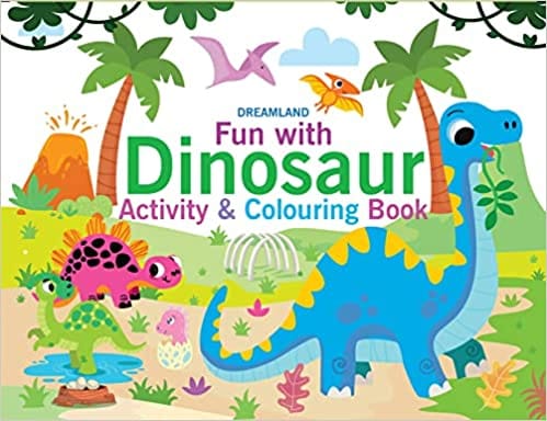 Fun With Dinosaur Activity & Colouring