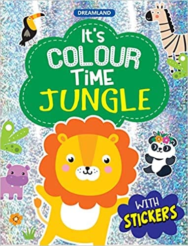 Its Colour Time With Stickers Jungle