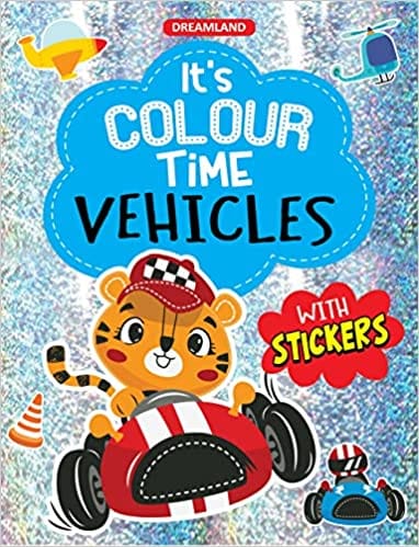 Its Colour Time With Stickers Vehicles