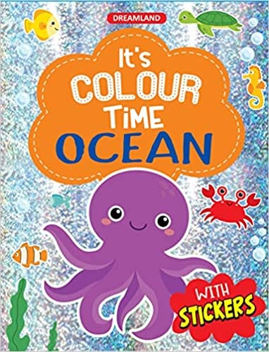 Its Colour Time With Stickers Ocean