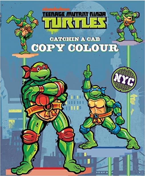Tmnt Catchin A Cab Copy Colour